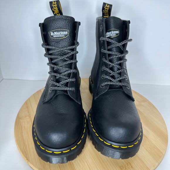 Dr. Martens Industrial 1460 ASTM F2892 Safety Work Boots Slip Resistant Mens 8 - Picture 3 of 6